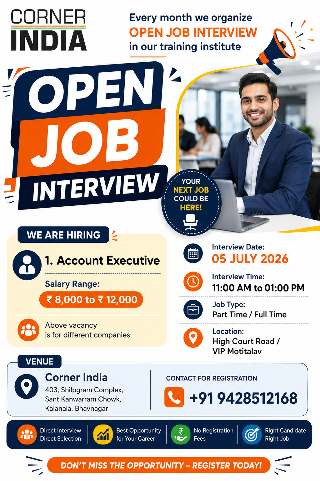 Open Job Interview -July 2027